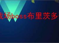 战场boss布里茨多少钱