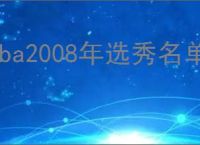 nba2008年选秀名单