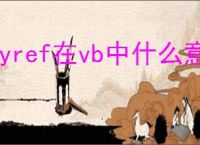 byref在vb中什么意思