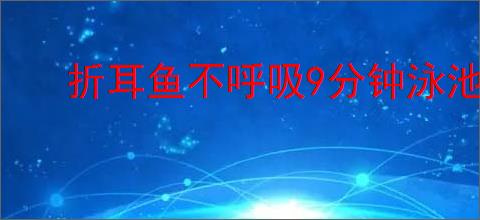 折耳鱼不呼吸9分钟泳池视频