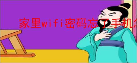 家里wifi密码忘了手机怎么查